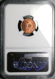 1952 NGC MS 66 RB Macau 5 Avos China Key Date Scarce Gem Coin POP 10/0 (25062201C)