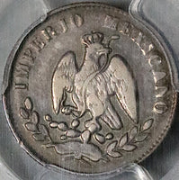 1864-M PCGS VF 35 Mexico 10 Centavos Imperial Maximilian Silver Coin (24040902C)