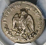 1864-M PCGS XF 45 Mexico 10 Centavos Imperial Maximilian Silver Coin (25031901C)