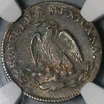 1868-Ca NGC XF 40 Mexico 10 Centavos Chihuahua Mint Rare Silver Coin POP 1/1 (24082101C)
