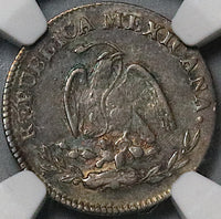 1868-Ca NGC XF 40 Mexico 10 Centavos Chihuahua Mint Rare Silver Coin POP 1/1 (24082101C)