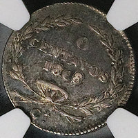 1868-Ca NGC XF 40 Mexico 10 Centavos Chihuahua Mint Rare Silver Coin POP 1/1 (24082101C)