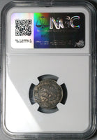 1868-Ca NGC XF 40 Mexico 10 Centavos Chihuahua Mint Rare Silver Coin POP 1/1 (24082101C)