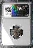 1868-Ca NGC XF 40 Mexico 10 Centavos Chihuahua Mint Rare Silver Coin POP 1/1 (24082101C)