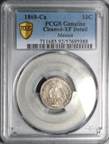1868/8-Ca PCGS XF Mexico 10 Centavos Rare Chihuahua Mint Silver Coin (25080303C)