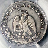 1868-Mo PCGS VF 25 Mexico 10 Centavos Cap Rays Rare Silver Coin POP 1/2 (26102702C)