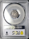 1868-Mo PCGS VF 25 Mexico 10 Centavos Cap Rays Rare Silver Coin POP 1/2 (26102702C)