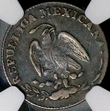 1869-Ca NGC VF 35 Mexico 10 Centavos Chihuahua Mint Rare 15k Silver Coin (26101401C)