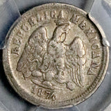 1874-Ho PCGS VF 25 DDO Mexico 10 Centavos Rare Silver Coin POP 1/2 (26062102C)