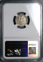 1875-As NGC XF 40 Mexico 10 Centavos Alamos Mint Silver Coin POP 3/1 (24110602C)