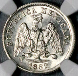 1882-Mo NGC MS 66+ Mexico 10 Centavos Gem Silver Coin POP 1/2 (26061602C)