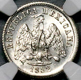 1882-Mo NGC MS 66+ Mexico 10 Centavos Gem Silver Coin POP 1/2 (26061602C)
