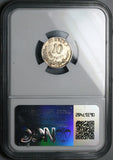 1887-Mo NGC MS 65 Mexico 10 Centavos Gem Silver Coin POP 2/0 (25032701C)