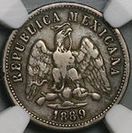 1889-Do NGC VF 35 Mexico 10 Centavos Durango Mint 55k Silver Coin POP 1/1 (23092203C)