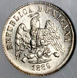 1889-Ga NGC MS 63 Mexico 10 Centavos Guadalajara Mint Silver Coin (26092203C)