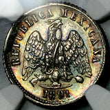 1891-Ga NGC MS 62 Mexico 10 Centavos Guadalajara Mint CUD Mint Error Coin (26092202C)
