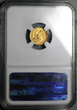 1862-Mo NGC AU 58 Mexico City Gold 1/2 Escudo Choice Republic Coin (25062103C)
