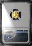 1867-C NGC MS 63 Mexico Gold 1/2 Escudo Culiacan Mint State Coin (24021703C)