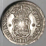 1751 NGC MS 63 Mexico 1/2 Real Ferdinand VI Spain Colony Globes Pillars Silver Coin (23101501D)