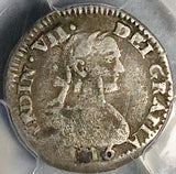 1815-Z PCGS F 12 Mexico 1/2 Real War Independence Zacatecas Mint Silver Coin POP 1/0 (26070304C)