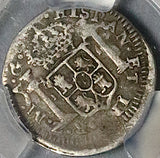 1815-Z PCGS F 12 Mexico 1/2 Real War Independence Zacatecas Mint Silver Coin POP 1/0 (26070304C)