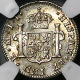 1817 NGC MS 63 Mexico 1/2 Real Ferdinand VII Colonial Spain Silver Coin (24090702C)