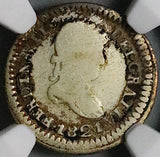 1821-Zs NGC VG Mexico 1/2 Real War Independence Zacatecas Mint Coin (26041501C)