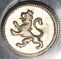 1799/8 PCGS MS 63 Mexico 1/4 Real Charles IV Overdate Colonial Spain Silver Coin POP 1/1 (24091202C)