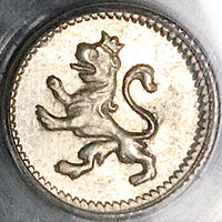 1799/8 PCGS MS 63 Mexico 1/4 Real Charles IV Overdate Colonial Spain Silver Coin POP 1/1 (24091202C)