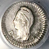 1843-Do PCGS XF 1/4 Real Durango Mint Rare Quarto Silver Coin (25060601C)