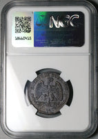 1872 NGC AU 58 Durango 1/4 Real Mexico State Quarto Quartilla Coin (25022303C)