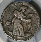 1860s PCGS VF Pazcuaro 1/8 Real Mexico Michoacan Local Rare Coin (25060303C)