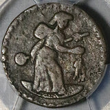 1860s PCGS VF Pazcuaro 1/8 Real Mexico Michoacan Local Rare Coin (25060303C)