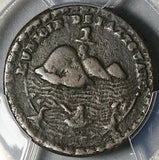 1860s PCGS VF Pazcuaro 1/8 Real Mexico Michoacan Local Rare Coin (25060303C)
