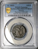 1860s PCGS VF Pazcuaro 1/8 Real Mexico Michoacan Local Rare Coin (25060303C)