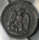 1890-Ga PCGS VF 25 Mexico 1 Centavo Rare Guadalajara Mint Copper Coin POP 1/1 (26022602C)