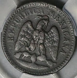 1890-Ga PCGS VF 25 Mexico 1 Centavo Rare Guadalajara Mint Copper Coin POP 1/1 (26022602C)