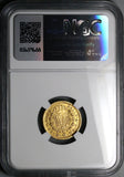 1787-Mo NGC AU 53 Mexico Gold 1 Escudo Charles III Spain Colonial Coin (24081303C)