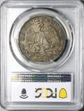 1871-Do PCGS AU 50 Mexico 1  Peso Durango Mint Scarce Silver Coin POP 2/5 (25051301D)