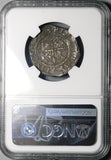 1572 NGC XF 40 Mexico 1 Real Cob Philip II Spain Colonial Silver Coin (25110803C)