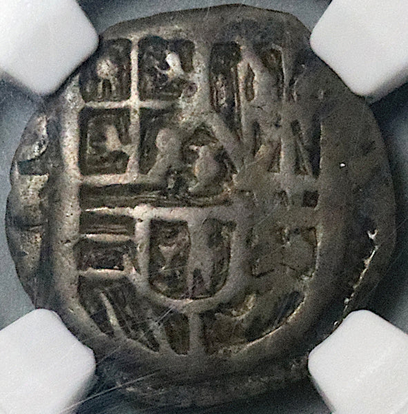 1598 NGC VF 20 Mexico 1 Real Cob Philip III Spain Colony Silver Coin (26092602C)