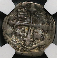 1598 NGC VF 20 Mexico 1 Real Cob Philip III Spain Colony Silver Coin (26092602C)