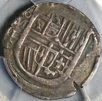 1607 PCGS VF 35 Mexico 1 Real Cob Philip III Spain Colony Silver Coin POP 1/0 (26092903C)