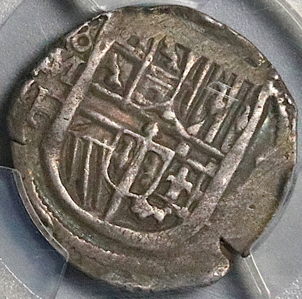1607 PCGS VF 35 Mexico 1 Real Cob Philip III Spain Colony Silver Coin POP 1/0 (26092903C)