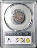 1607 PCGS VF 35 Mexico 1 Real Cob Philip III Spain Colony Silver Coin POP 1/0 (26092903C)
