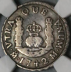 1742-Mo NGC VF Mexico 1 Real Philip V Silver Colonial Spain Coin (23050301C)