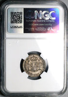 1800 NGC AU 55 Mexico 1 Real Charles IV Pillars Spain Colonial Silver Coin (25012101C)