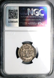 1800 NGC AU 55 Mexico 1 Real Charles IV Pillars Spain Colonial Silver Coin (25012101C)