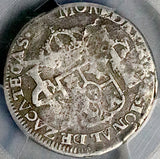 1812 PCGS F 12 Mexico 1 Real Rare War Independence Zacatecas Silver Coin POP 1/3 (26070305C)