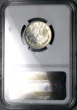 1899-Mo NGC MS 66 Mexico 20 Centavos Mint GEM Silver Coin POP 3/0 (26020502C)